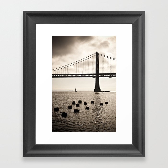 San Francisco, Bay Bridge Framed Art Print
