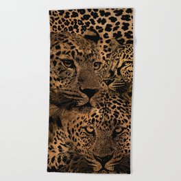 Leopard Beach Towel