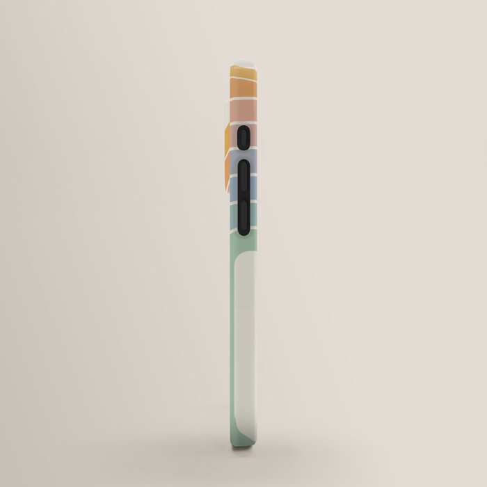 Gradient Arch XIII Retro Mid Century Modern Rainbow iPhone