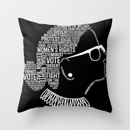 Feminism Quotes Feminist Gifts Womens Rights  Throw Pillow
