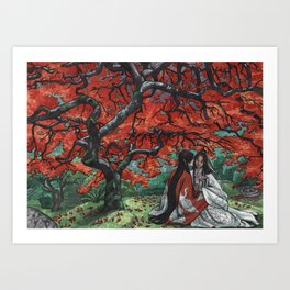 Red Maple Art Print
