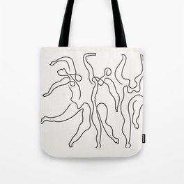 Three Dancers by Pablo Picasso Tote Bag | Line, Abstract, Drawing, Sketch, Picasso, Dance, Dancers, Motion, Vintage, Woman 
