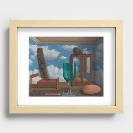 Rene Magritte Personal Values Recessed Framed Print