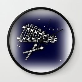Space Marimba Wall Clock