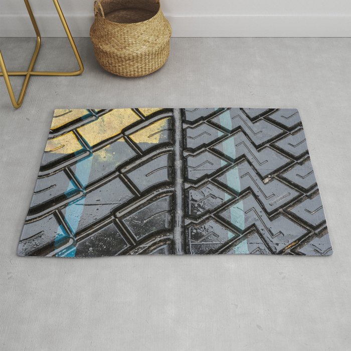 Tire Tread Rug