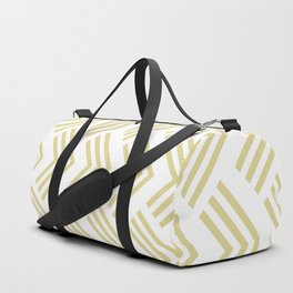 Yellow and White Chevron Rhombus Arrow Pattern - Diamond Vogel 2022 Popular Color Fire Dance 0799 Duffle Bag