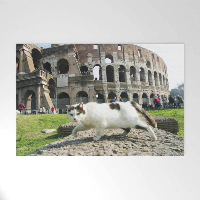 The Cat of the Colosseum Welcome Mat