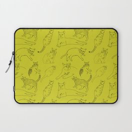 Cats Line Drawings Laptop Sleeve