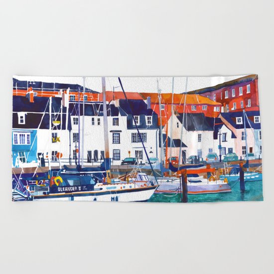 Weymouth Port Beach Towel