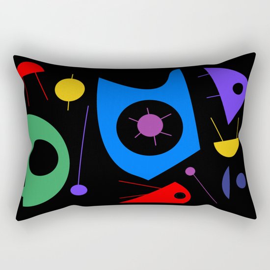 Abstract #88 Space Debris Rectangular Pillow