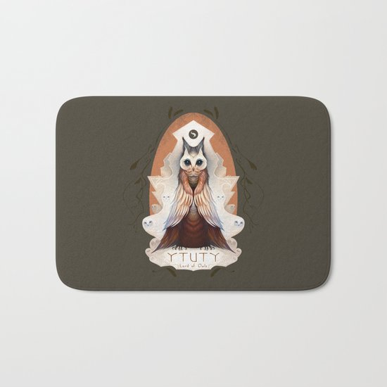 Ytuty Lord of Owls Bath Mat