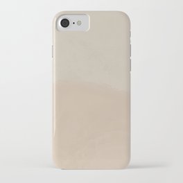 Neutral Pink Beige Gradation Texture Painting iPhone Case