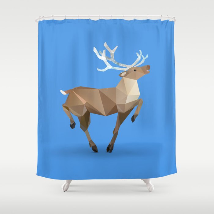Reindeer. (Prancer) Shower Curtain
