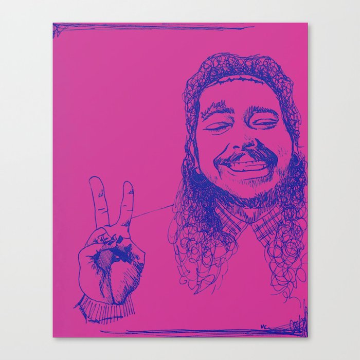 Happy Posty Leinwanddruck Happy Posty Leinwanddruck