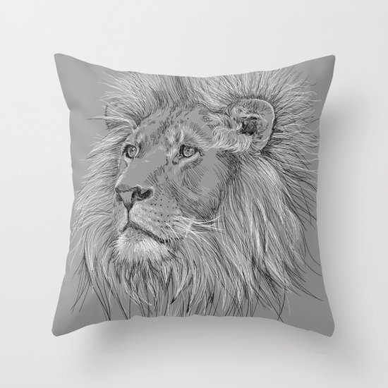 Lion Throw Pillow