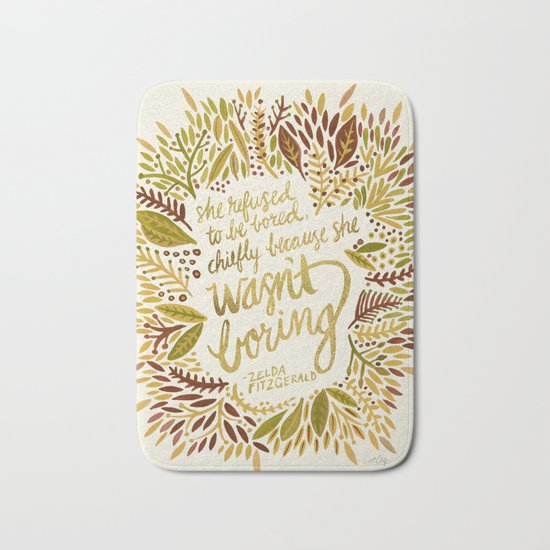 Zelda Fitzgerald – Fall Palette Bath Mat