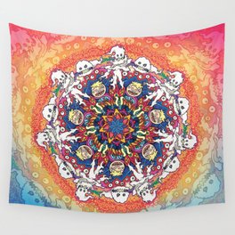 Kids See Ghosts Mandala Wall Tapestry