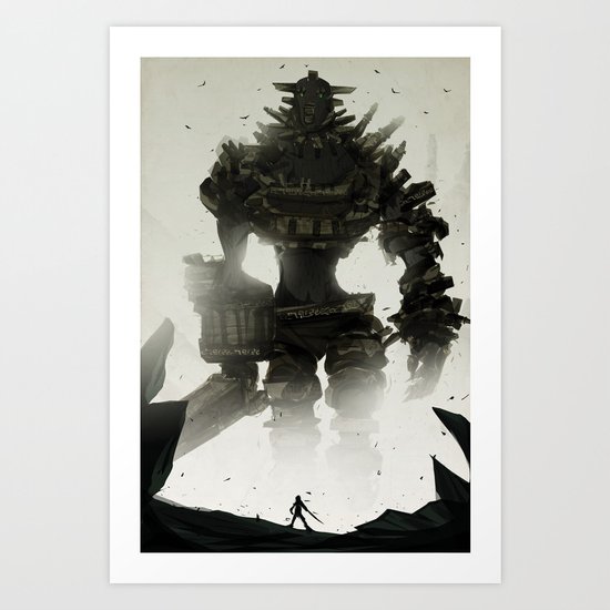 Looming Art Print