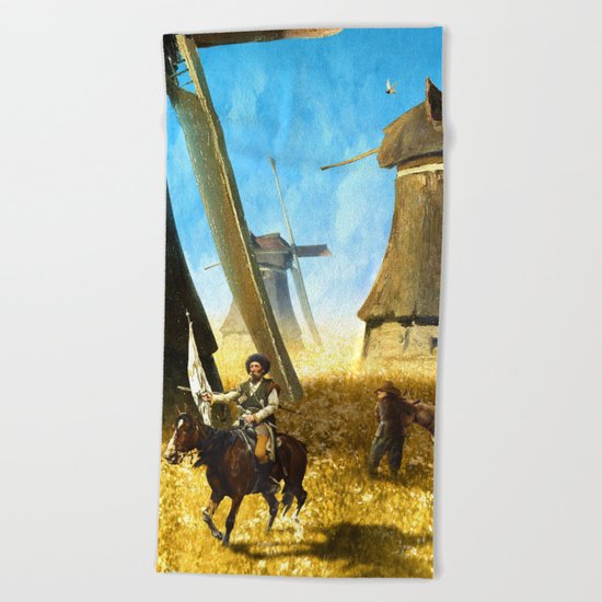 Giants on the Plains Beach Towel
