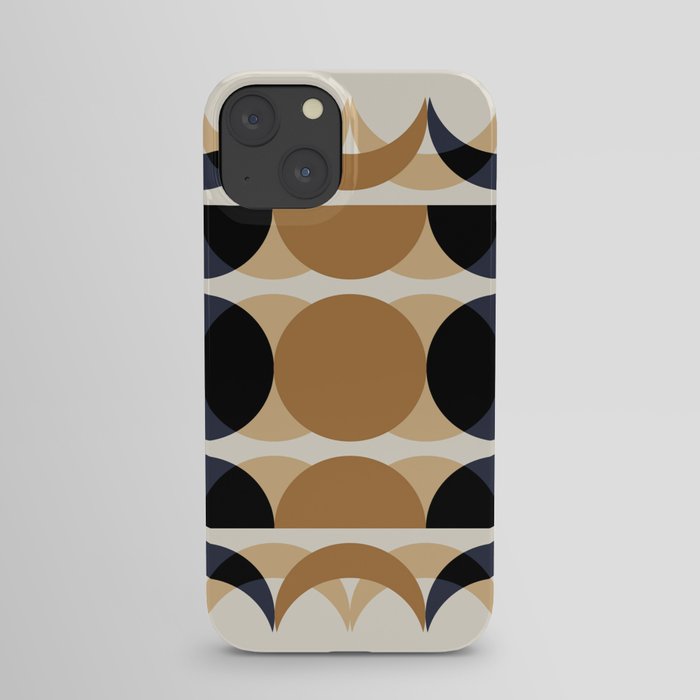 Moon Phases Abstract X iPhone Case