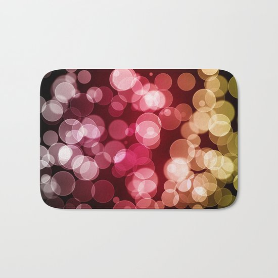 Bokeh Background Bath Mat