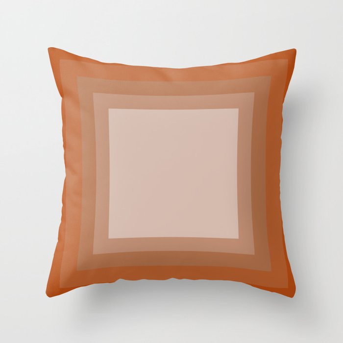 Orange Gradient Throw Pillow