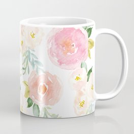 Sweet Pink Blooms (Floral 02) Coffee Mug