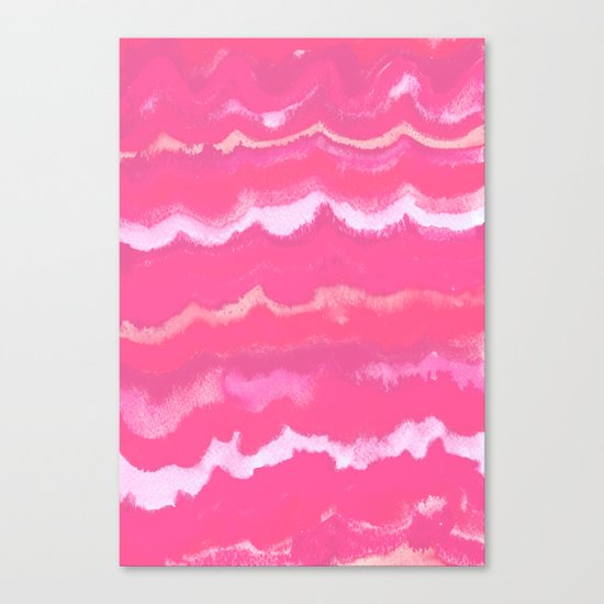 Colour Waves Canvas Print