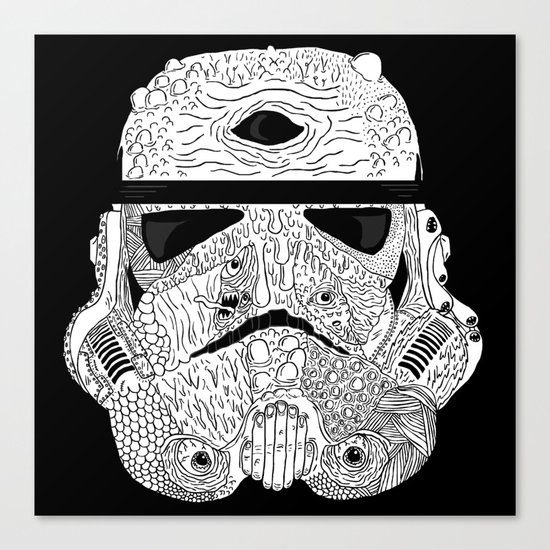 Gore Trooper Blk/Wht Canvas Print
