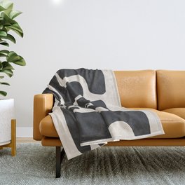 Modern Abstract Shapes 17 Throw Blanket