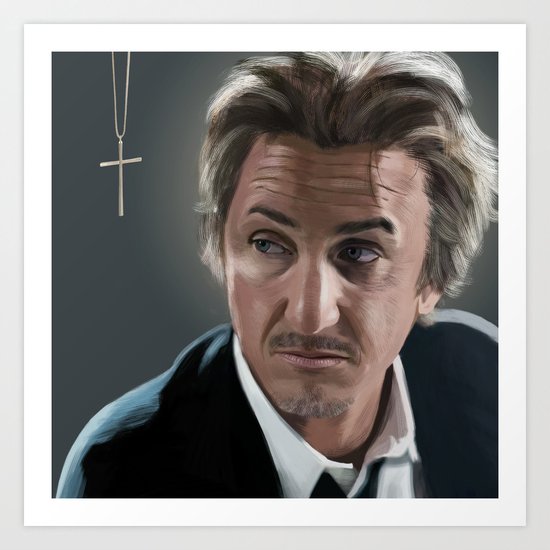 Sean Penn Art Print