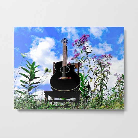 Music & Nature Metal Print