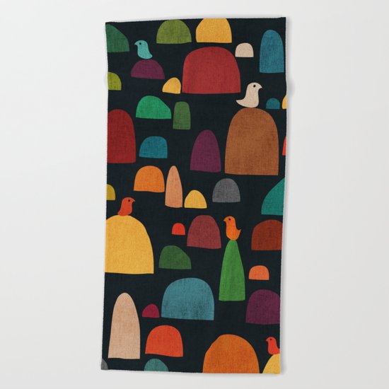 The zen garden Beach Towel