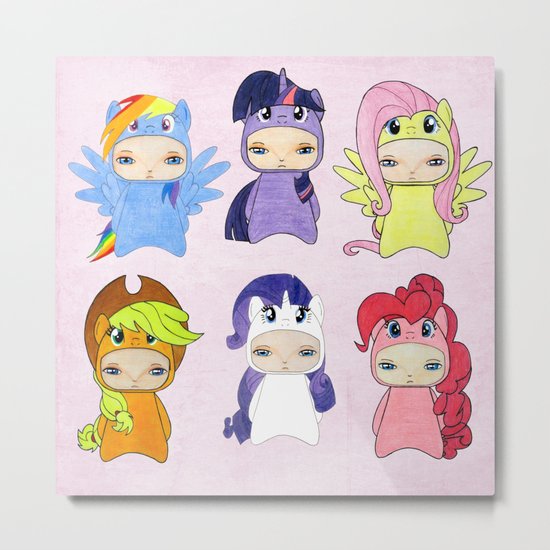 A Boy - Little Pony Metal Print