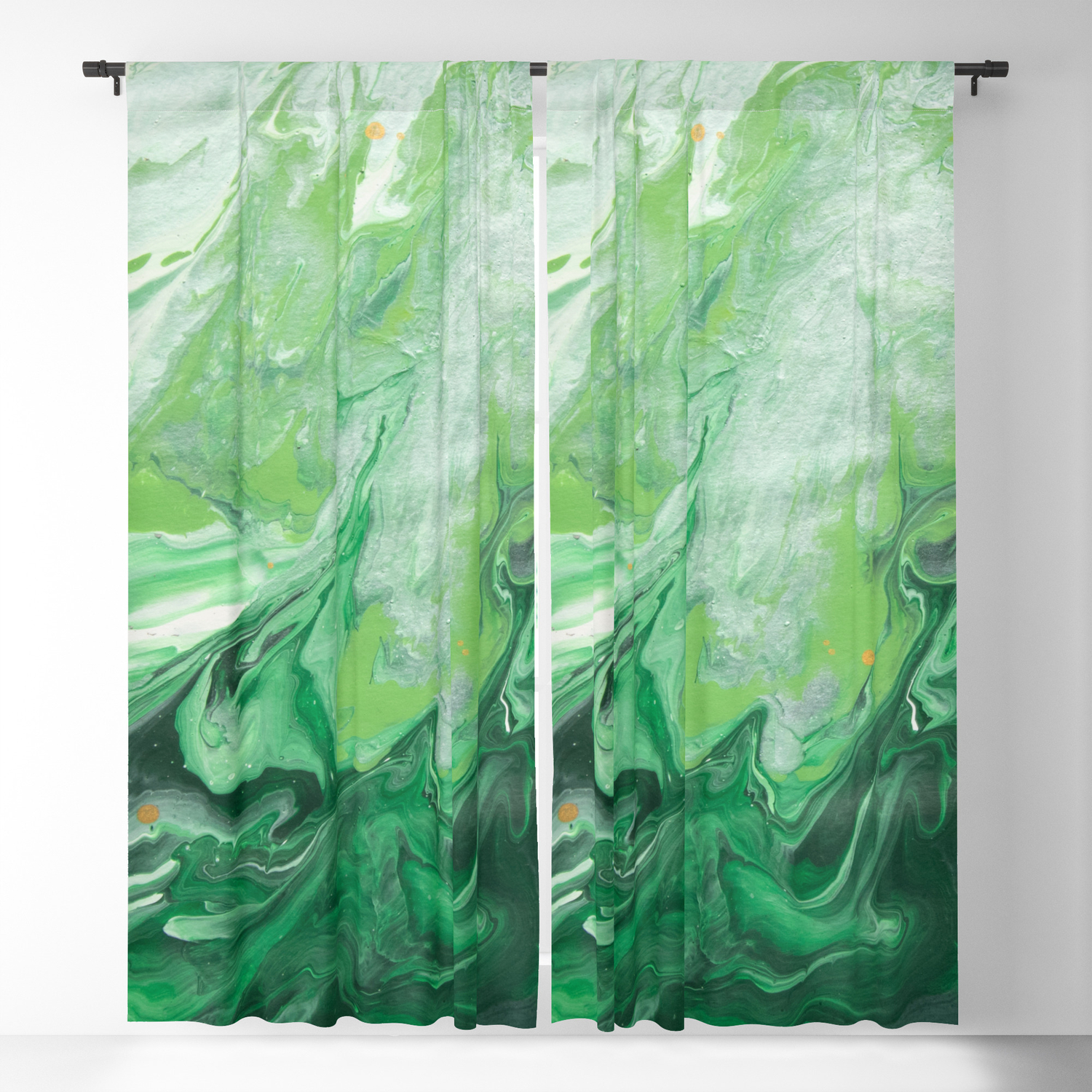 Abstract Acrylic Painting 8 Blackout Curtain By Solvglas Society6