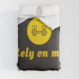 Rely on me t-shirt digital art design Comforter