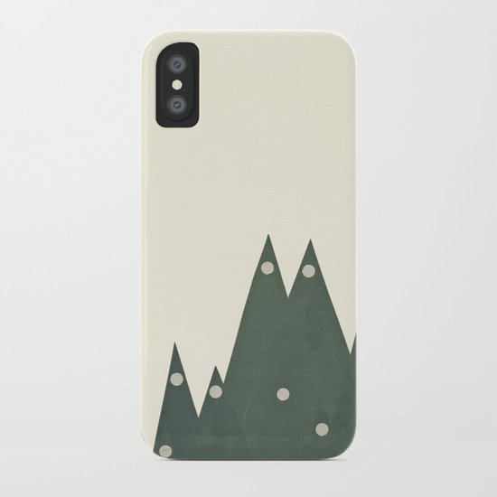 Moonlit Peaks iPhone Case