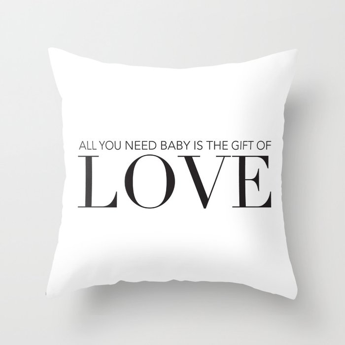 All You Need is LOVE Throw Pillow