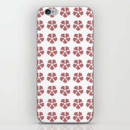 small pink floral pattern iPhone Skin