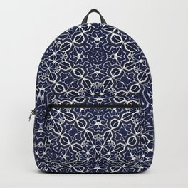 Bleu Moroccan Tiles Design Backpack