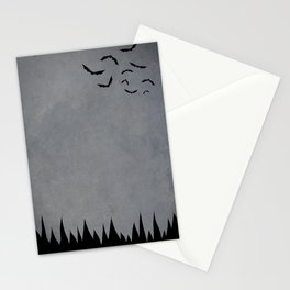 "Bats" Halloween Poster Stationery Cards