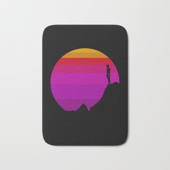 let's dive Bath Mat
