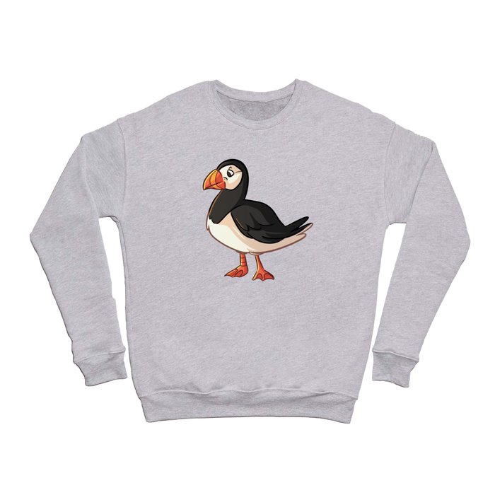 Arctic Animals cute puffin Kids Gifts Crewneck Sweatshirt