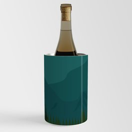 Mount McKinley mountain poster Wine Chiller