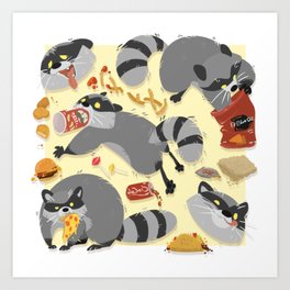 Trash Panda Art Print