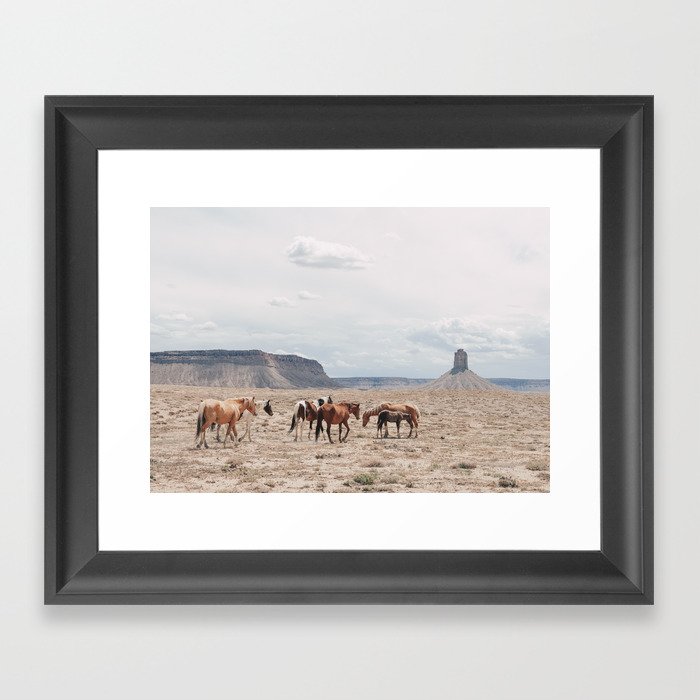 Wild Horses II Framed Art Print