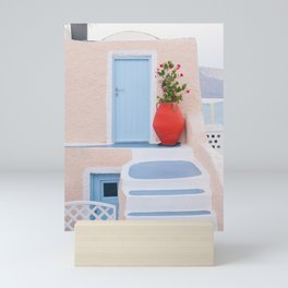 Dreamy Santorini Oia #3 #wall #art #society6 Mini Art Print