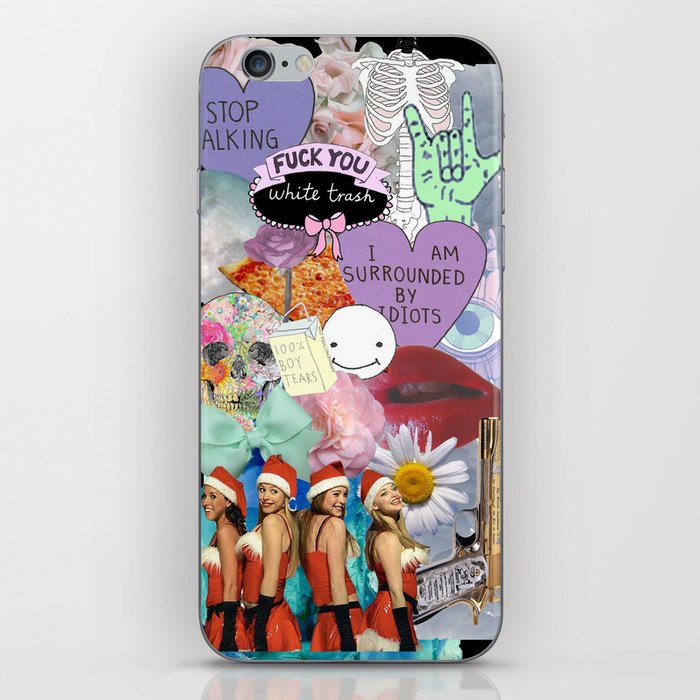 Miscellaneous - Abstract, Tumblr, Transparent, Stickers iPhone Skin by amy.