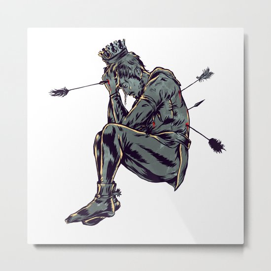 As Saint SEbastian Metal Print