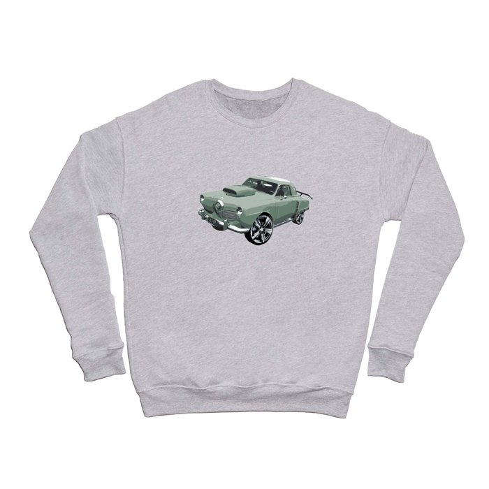 Studebaker in Green Crewneck Sweatshirt